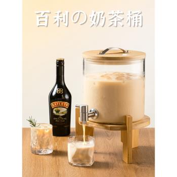 會所高檔水桶4S店貴賓茶飲桶高硼硅耐熱玻璃水壺水缸鴨米の茶推薦