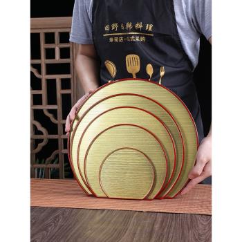 日式托盤半月盤餐廳餐盤一人食半圓形圓盤塑料壽司料理盤子商用