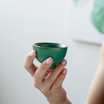 陶瓷新中式簡約手工復古品茗杯