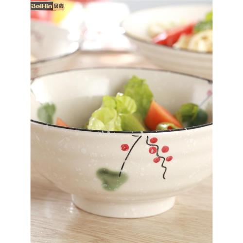 江南春麻辣燙碗大碗陶瓷湯碗牛肉面碗 拉面碗商用大號 日式泡面碗
