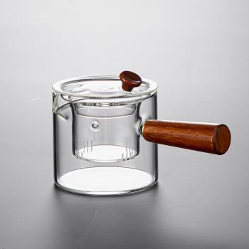 玻璃茶具套裝家用輕奢高端加厚單茶壺大容量耐熱透明茶杯泡茶器