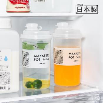 日本進口冷水壺密封隨身杯冰箱冷藏果汁飲料分裝瓶冷萃冷泡壺水瓶