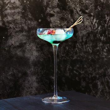 高腳玻璃杯日式ins風創意木村雞尾酒杯馬天尼杯寬口酒杯馬提尼杯