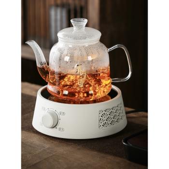 茶壺套裝玻璃耐高溫泡茶壺全自動家用小型燒水壺電陶爐專用煮茶器