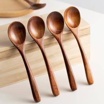 吃飯木勺子大人成人勺子日韓式木勺ins 木頭湯勺家用大號木匙調羹