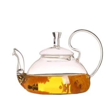 玻璃泡茶壺加厚套裝花茶壺高把壺養生壺耐熱茶具可明火直燒玻璃壺