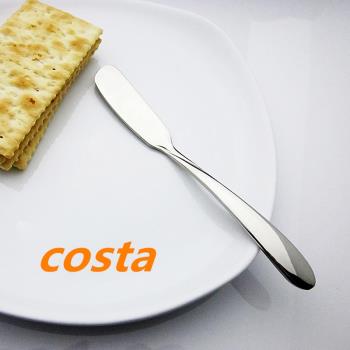 Costa牛油刀黃油刀果醬刀 奶油奶酪涂抹刀加厚不銹鋼外貿出口英國