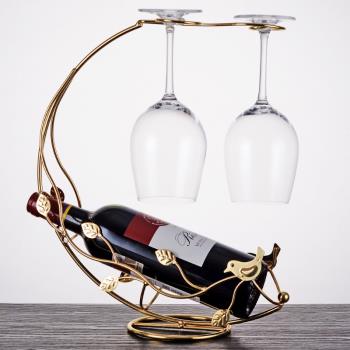 歐式現代簡約輕奢創意紅酒杯架