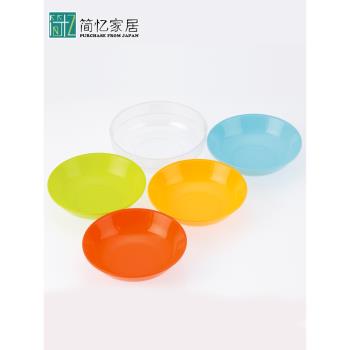 日本進口inomata 小碗套裝 帶蓋塑料碗 旅行便攜碗 兒童碗 5個裝