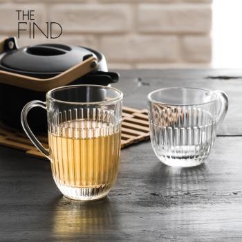 THE FIND/法國La Rochère豎條紋馬克杯玻璃酒杯咖啡杯茶杯果汁杯