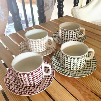 歐式ins小奢華咖啡杯家用商用下午茶杯碟水杯花茶杯陶瓷杯碟套裝