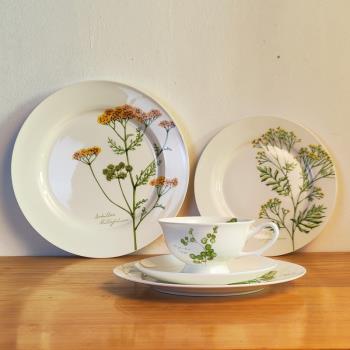 野生植物【田園風】英式咖啡杯碟套裝歐式陶瓷精致法式下午茶茶具