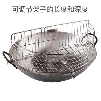 加厚面窩蔥油餅油墩子海蠣餅薯條炸雞排春捲肉丸油條油炸鍋瀝油架