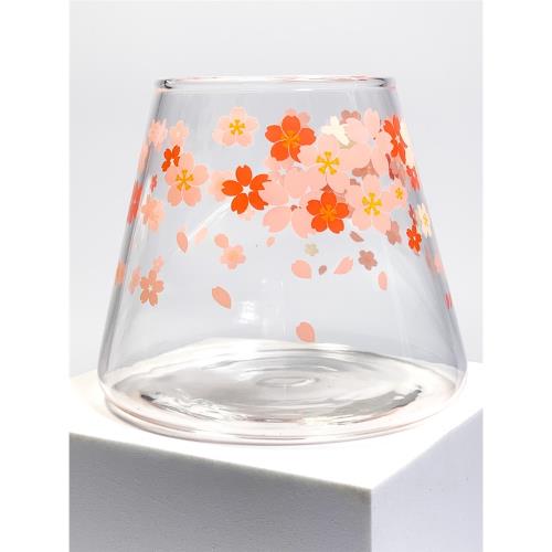 日式富士山玻璃杯威士忌杯啤酒杯水晶果汁杯子家用耐熱甜品杯禮盒玻璃杯ETMall東森購物網