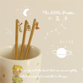 Le Petit Prince小王子咖啡勺 玫瑰狐貍不銹鋼卡通攪拌勺 甜點勺
