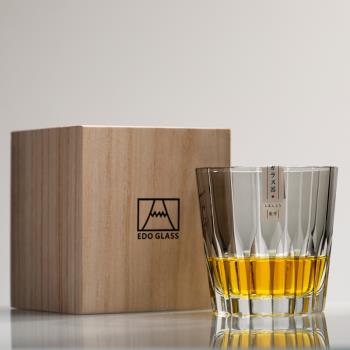 日式星芒銷子威士忌杯水晶玻璃
