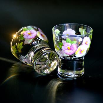 韓國原裝進口品牌精美玻璃酒杯喇叭花酒盅烈酒杯酒吧白酒杯高足杯