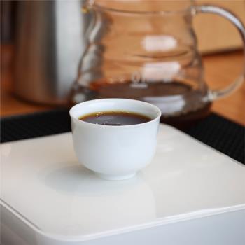 小白鈴 中式復古手沖咖啡杯景德鎮手工陶瓷 精致單品精品品鑒杯