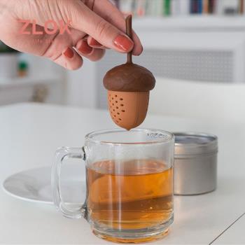 橡子迷你創意硅膠堅果造型濾茶器