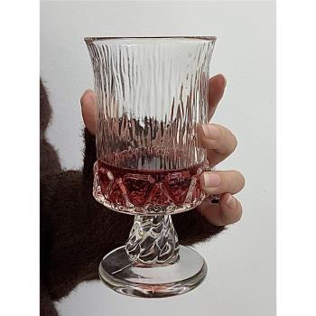 輕奢設計歐式宮廷風果酒杯高腳杯紅酒杯香檳杯威士忌酒杯玻璃杯