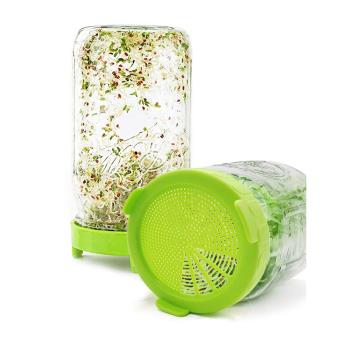 MasonJar SproutingLids美式苜蓿發芽瓶梅森罐家用生豆芽玻璃罐