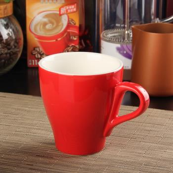 簡約經典款單品美式拿鐵杯專業拉花杯陶瓷歐式咖啡杯馬克杯350ml