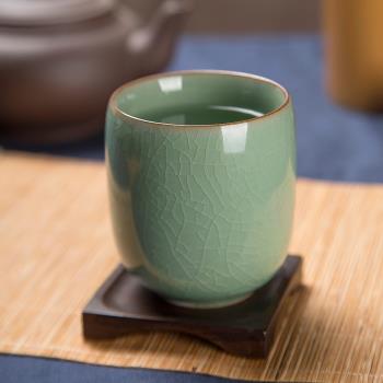 陶瓷日式創意禮品玻璃青瓷茶杯