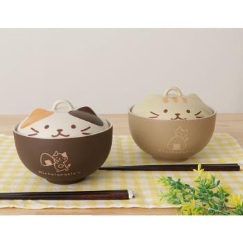 樹下盒 官網在售 日式軟萌可愛貓咪拉面碗 陶瓷小貓造型湯碗飯碗