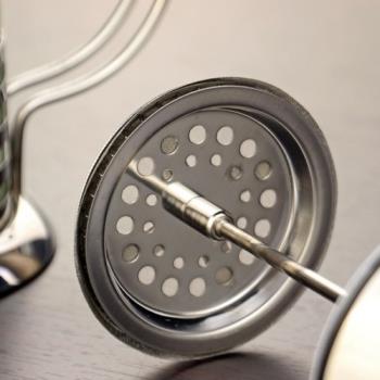 不銹鋼咖啡壺法壓壺泡茶壺玻璃過濾杯濾壓式沖茶器美式家用辦公室