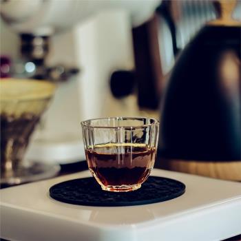 [捌]日系六邊形手沖單品咖啡杯小精致 古法玻璃杯 茶杯個人專用