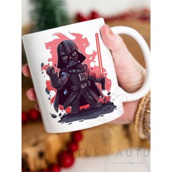 星球大戰Star Wars黑武士白武士達斯維達馬克杯早餐咖啡杯牛奶杯