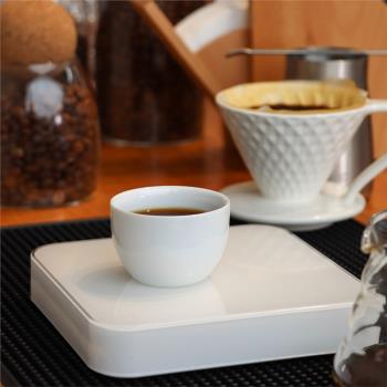 小白杯 中式復古手沖咖啡杯精緻高檔 手工陶瓷精品單品品鑒杯簡約