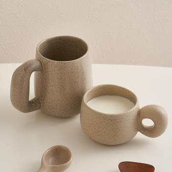 創意大耳朵情侶馬克杯一對牛奶早餐ins風陶瓷高顏值辦公室咖啡杯