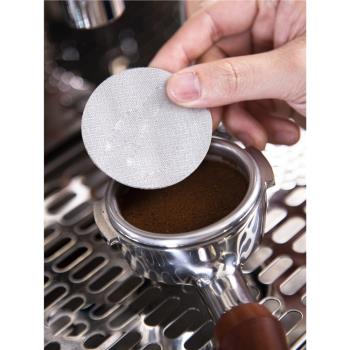 316不銹鋼燒結片咖啡機手柄粉碗二次分水網防噴濺過濾網片多規格
