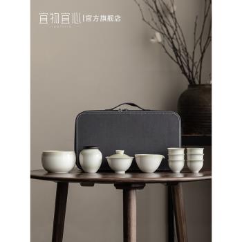 功夫茶具套裝家用客廳陶瓷茶壺茶杯輕奢高檔中式泡茶小套2023新款