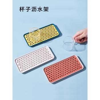 迷你茶盤家用功夫茶具託盤茶臺茶托現代簡約套裝瀝水盤小型茶海