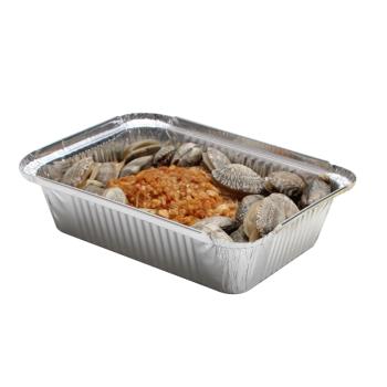 錫紙盒燒烤長方形錫紙盤一次性餐盒外賣打包盒鋁箔碗烤魚錫箔紙盒