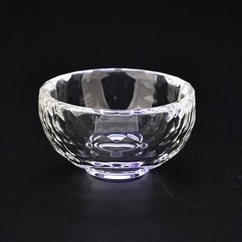 日式錘紋玻璃品茗杯水晶透明耐熱茶杯功夫茶具個人小茶杯套裝茶具