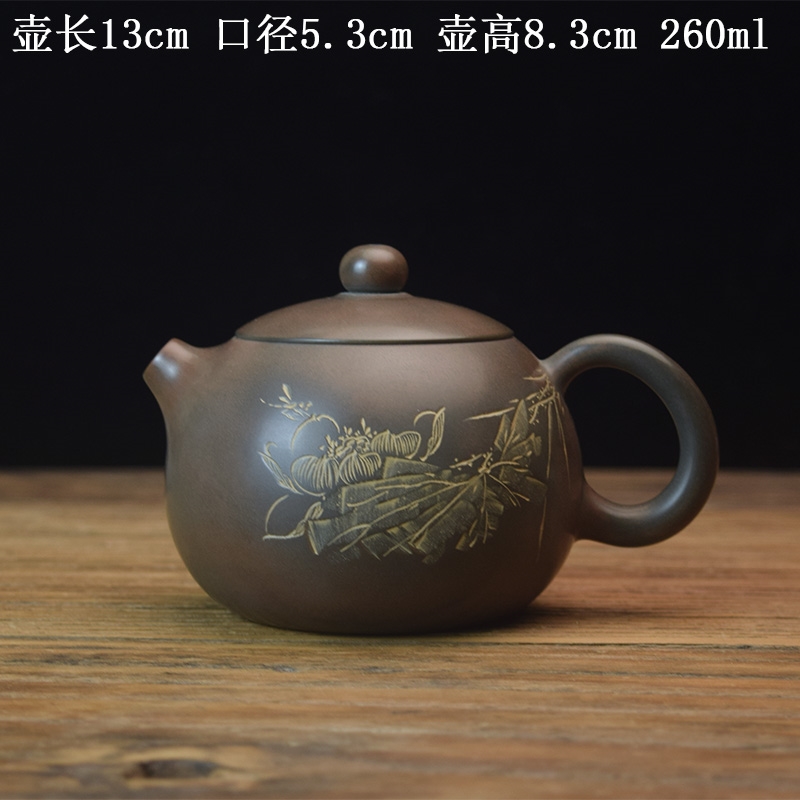 西施壺紫砂 急須 中国茶器 茶道具・茶壺-
