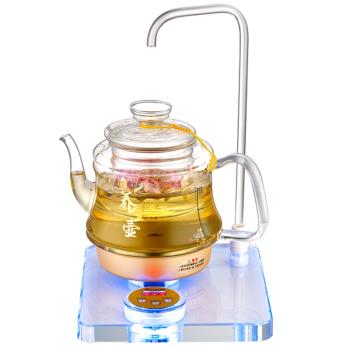 奧揚AYC135 202D水晶板面玻璃壺自動上水多功能電熱水壺煮茶壺配