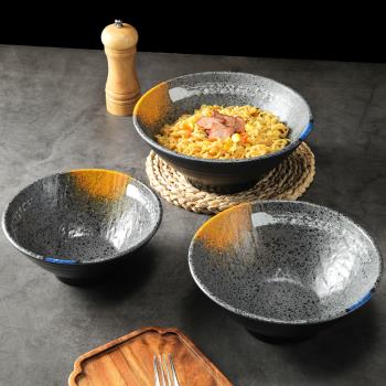 密胺面碗日式仿瓷創意特色面館商用塑料牛肉拉面碗湯面碗麻辣燙碗
