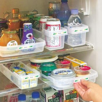 日本進口SANADA 冰箱收納盒 冷藏盒 食品整理筐 廚房置物盒收納盤