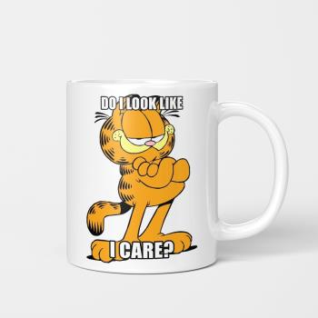 Garfield do i look like i care卡通創意馬克杯學生水杯陶瓷杯子