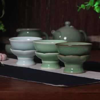 龍泉青瓷 茶漏 陶瓷紫砂創意茶漏過濾 茶濾漏斗 茶具茶漏茶道配件