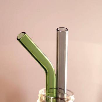 珍珠奶茶玻璃吸管粗配件非一次性奶茶吸管粗大口徑珍珠透明吸管