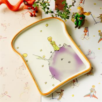 樹下盒 小王子周邊陶瓷盤Le Petit Prince早餐三明治卡通土司盤