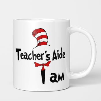 I am teachers aide 老師助手馬克杯 創意個性美式咖啡杯 杯子