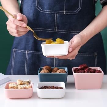 ins風小碟子可愛蘸料調味碟子陶瓷創意小吃盤子小菜碟日式餐具碗