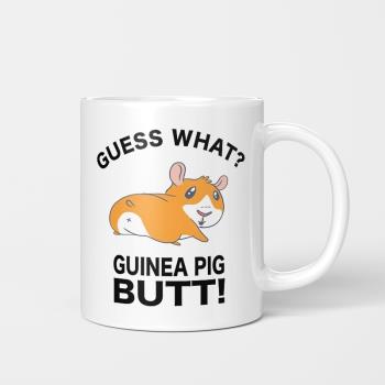 guess what guinea pig butt!成人卡通杯子 創意禮品水杯 馬克杯