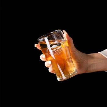 中古玻璃杯日式一口啤酒杯家用耐熱水杯烈酒杯威士忌酒杯洋酒酒杯